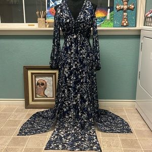 Cold Shoulder Long sleeve Dress